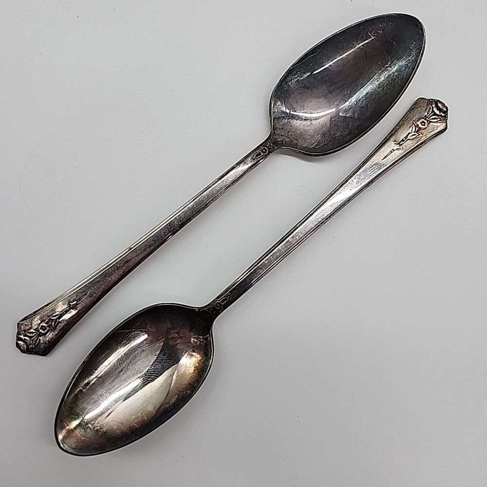 HOLMES & EDWARDS INLAID (IS) SPRING GARDEN ROUND Tea Spoons Replacement